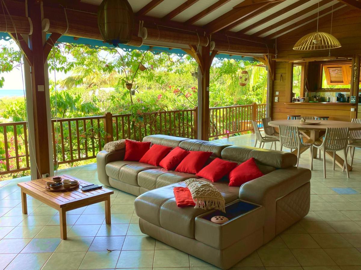 Villa Nature Caraibe Lodge, Vue Mer, Piscine Privee Deshaies Exteriör bild