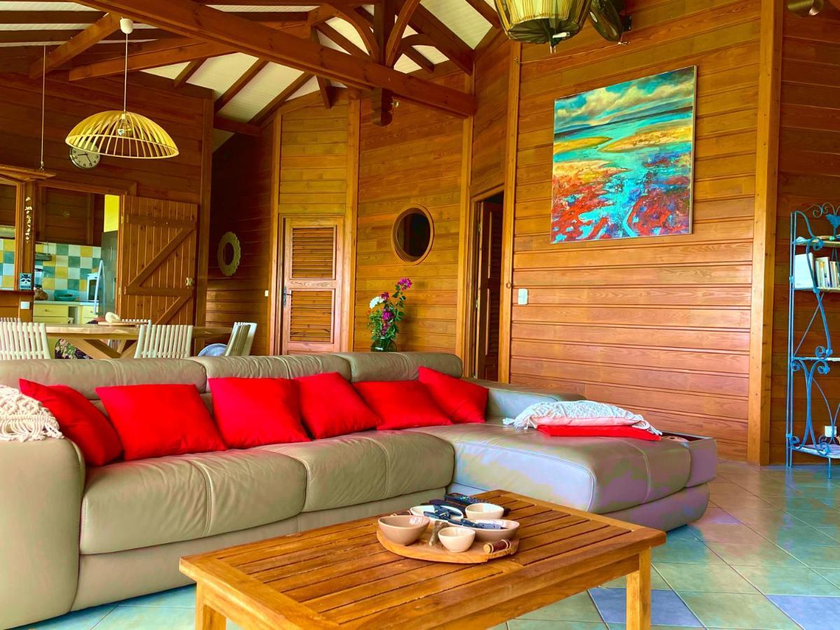 Villa Nature Caraibe Lodge, Vue Mer, Piscine Privee Deshaies Exteriör bild