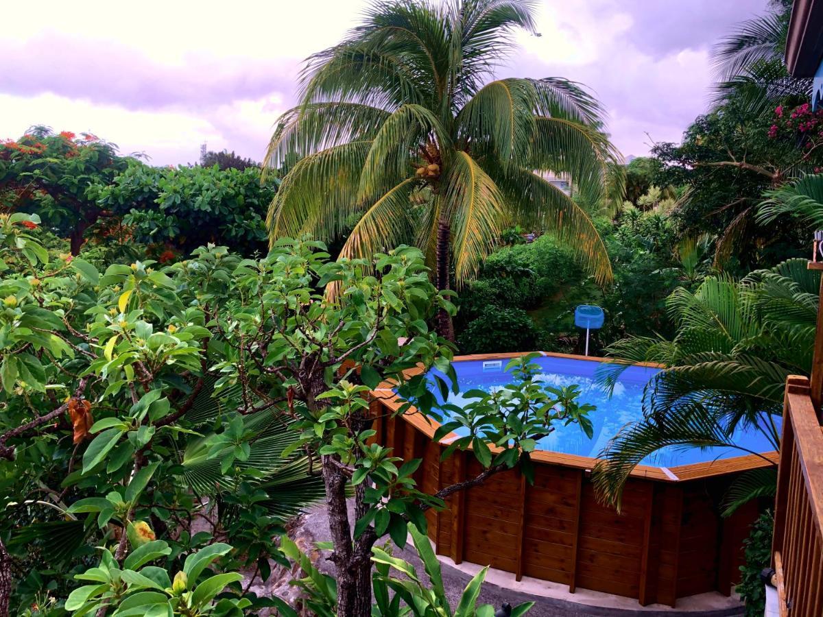 Villa Nature Caraibe Lodge, Vue Mer, Piscine Privee Deshaies Exteriör bild