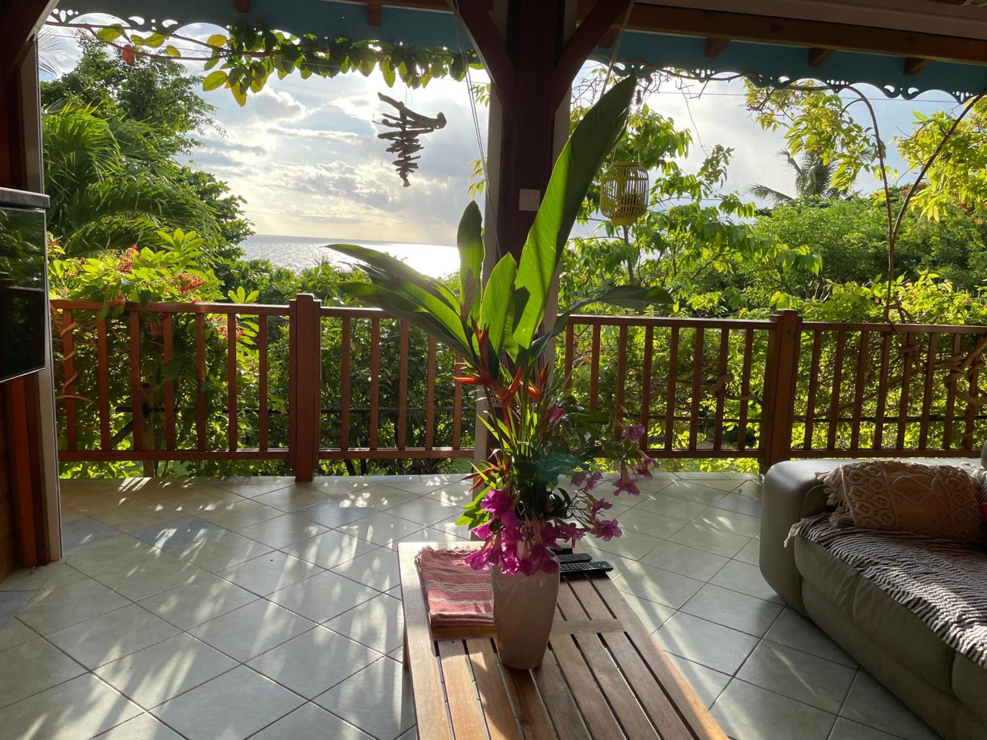 Villa Nature Caraibe Lodge, Vue Mer, Piscine Privee Deshaies Exteriör bild