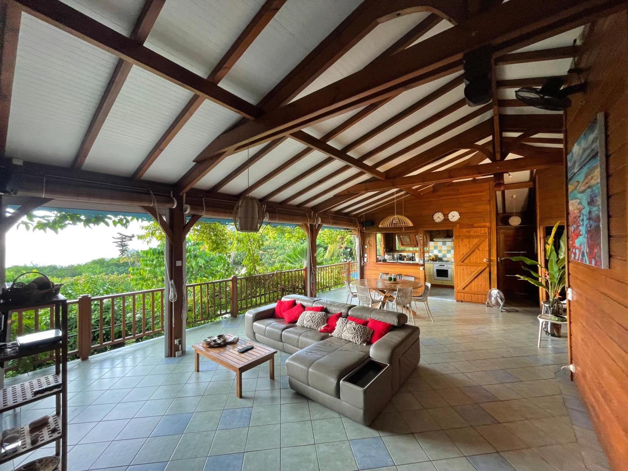 Villa Nature Caraibe Lodge, Vue Mer, Piscine Privee Deshaies Exteriör bild