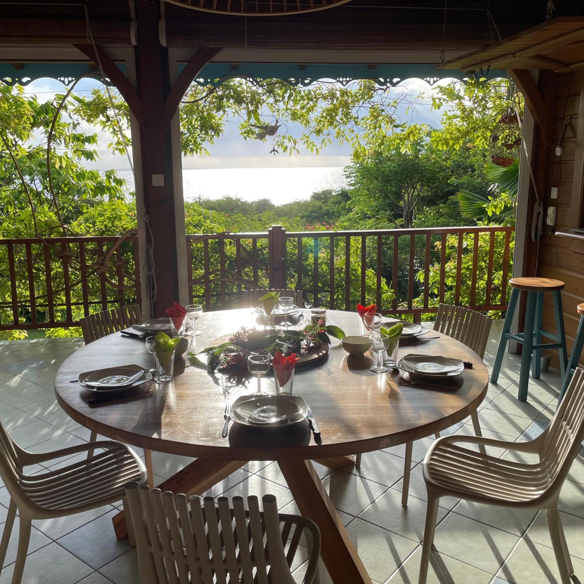 Villa Nature Caraibe Lodge, Vue Mer, Piscine Privee Deshaies Exteriör bild